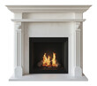© ColdFire - PNG Cozy fireplace with flames in a modern interior