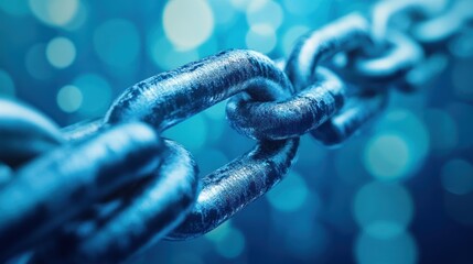 Metal Chain Macro Photography