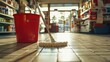 © Email - Mop and Bucket in a Store