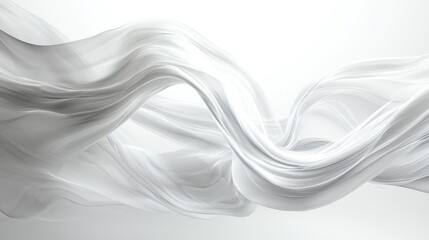 Aufkleber - 3D illustration of wind against a white background