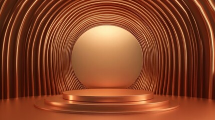 Aufkleber - Abstract 3D podium display background