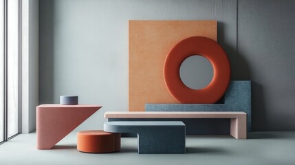 Poster - Geometric podium for showcasing luxury products