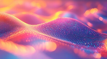Fototapete - Abstract texture with light bokeh background in a 3D cartoon rendering