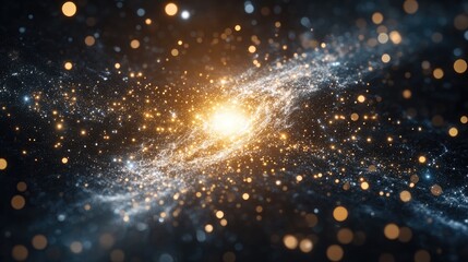 Aufkleber - Globular Cluster M15 depicted in a 3D cartoon rendering style