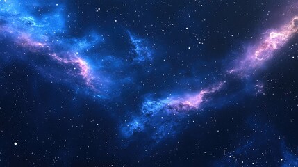 Poster - Seamless pattern of starry sky in 3D cartoon rendering