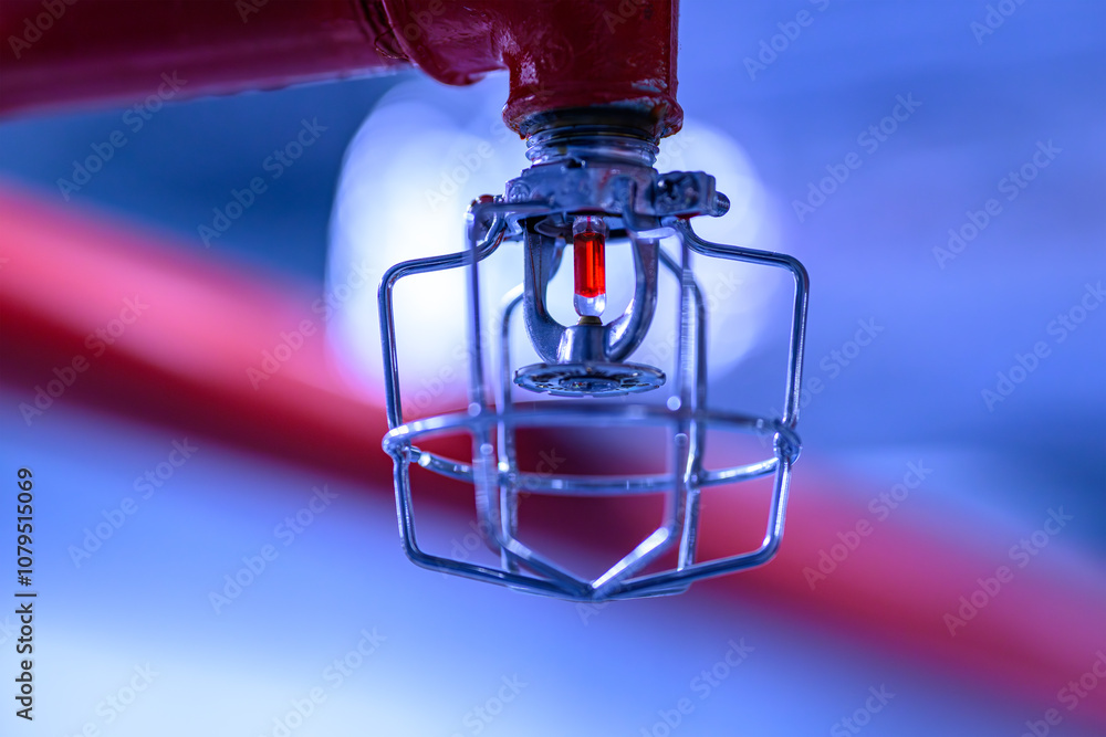 Industrial fire protection system, automatic fire extinguishing Stock ...