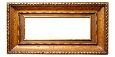 Rusty gold picture frame for paintings or photos, rendering, rusty, gold, picture frame, paintings, photos, rendering, vintage