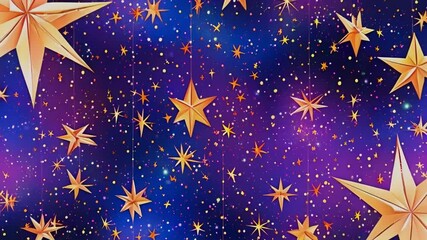 Wall Mural - starlight pattern