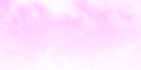 Wall Mural - pink clouds on the sky. dreamy sky. copy space pastel pink sky background and clouds.