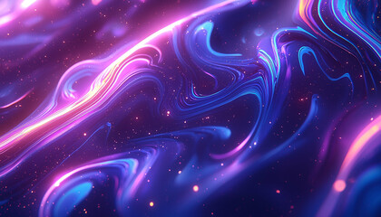 Wall Mural - bright galaxy colors swirling in dark space backdrop generated by ai