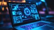 © Maryono - Futuristic Laptop Interface