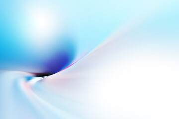 Wall Mural - Bright abstract dynamic line curve soft light gradient colorful on blue pastel background design for graphics pattern web illustration technology smart digital backdrop wallpaper banner poster