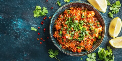 Wall Mural - Delicious Indian Curry in a Bowl.