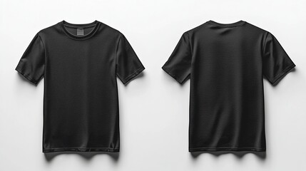 Black T-Shirt Mockup