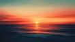 © Futuristictech - Serene Coastal Sunset - Peaceful Illustration of a Tranquil Evening Sky with Warm Tones Blending Together