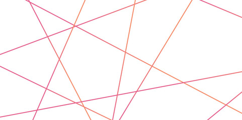 Abstract geometric orange and pink luxury colour line pattern on white background.Vector illustration.
