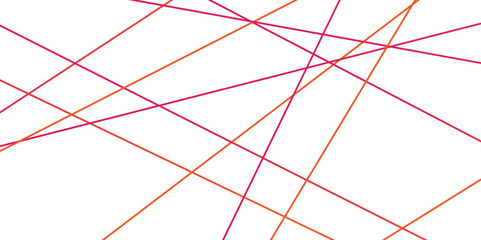 Abstract geometric orange and pink luxury colour line pattern on white background.Vector illustration.
