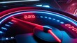 © MSTMOMOTAJ - speedometer with a red arrow pointing, as if the car is going very fast