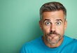 © FreyStudios - Intrigued Man Portrait - Close-up Expression