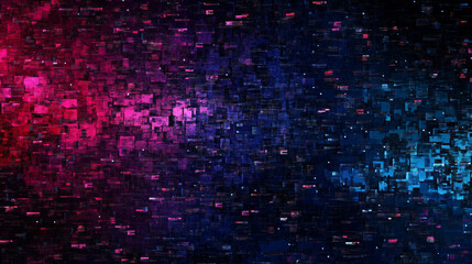 Digital data and binary code programming abstract cloud virtual reality cyberspace cyberpunk technology blue purple futuristic background