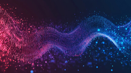 3D digital data and binary code programming abstract cloud virtual reality cyberspace cyberpunk technology blue purple futuristic background