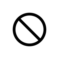 no stopping line icon