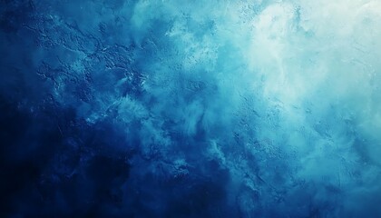 Wall Mural - marine blue gradient with subtle grain texture, calm design