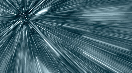 Poster - Abstract flight in space hyper jump  illustration 