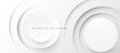 © kanpisut - Modern abstract white background with circular layers.