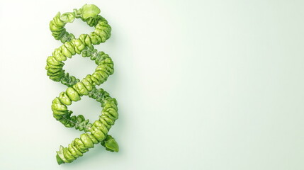 Fototapete - Explore the unique beauty of twisted green plants in nature