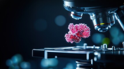 Aufkleber - Explore microscopic life with stunning images of coral under a microscope