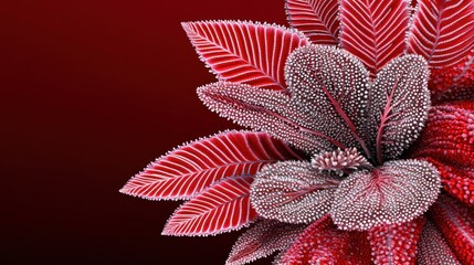 Aufkleber - Explore the vibrant beauty of red foliage in nature