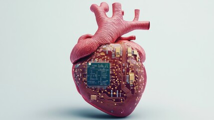 Poster - Innovative heart technology integrates circuits for advanced health monitoring
