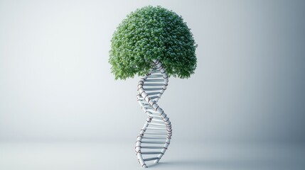 Poster - Explore the fusion of nature and dna in creative artistry