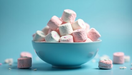 Sticker -  A delightful assortment of colorful marshmallows