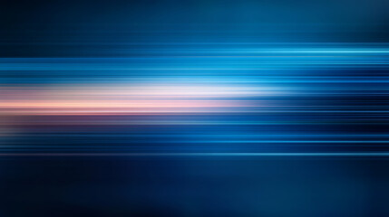 abstract background of light rays, stripes lines with blue light, speed and motion blur over dark blue background
