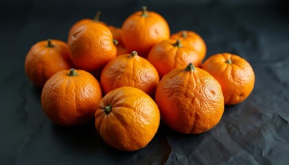 Wall Mural -  A collection of vibrant oranges