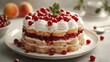 © Devian Art - Delicious waffles topped with raspberries and syrup on a plate