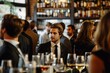 © Yuliia - Attendees engage in conversation and networking at a lively business gathering with drinks