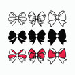 © Soraia Akter - Ribbon bow vector illustration icon. Christmas, holiday, or birthday bows for gift.