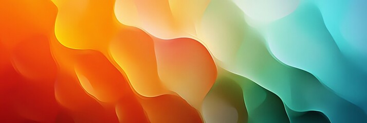 Wall Mural - this beautiful and stunning abstract background showcases vibrant orange gradients seamlessly blende