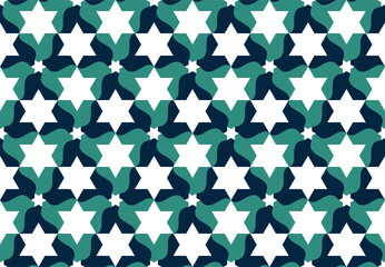 Wall Mural - vector illustration of seamless geometric pattern. aesthetic tile. factory-style decor.