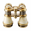 © athar - Elegant vintage small theater binocular decorated with ivory imitation
