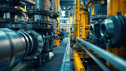 Wall Mural - machine learning and automation working together to optimize predictive maintenance and operations