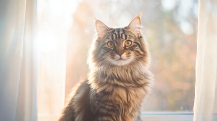 cute domestic cat