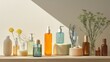 © acnaleksy - Set of tubes cosmetics. Tools for beauty and skin care, bathroom products
