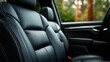 © JoxyAimages - This photograph captures the interior of a car featuring comfortable black seats, displayed in a lush natural environment, symbolizing freedom and adventure on the road.
