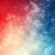 © queen - Abstract Background - Red Blue Nebula Galaxy Space Dust