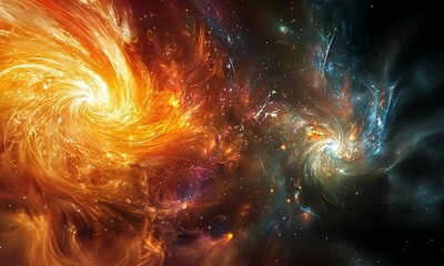 Wall Mural - cosmic energy fields