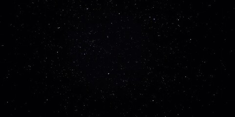 Wall Mural - dark velvet night sky with thousands of twinkling stars scattered across the black canvas of space, 